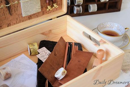 DIY Writing Box – ein Schreibtisch zum Mitnehmen