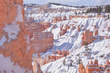 Bryce canyon im winter