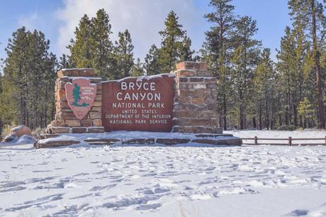 Bryce canyon im winter