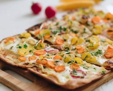 Glutenfreier Wurzelgemüse Flammkuchen – low fodmap – cook it your way