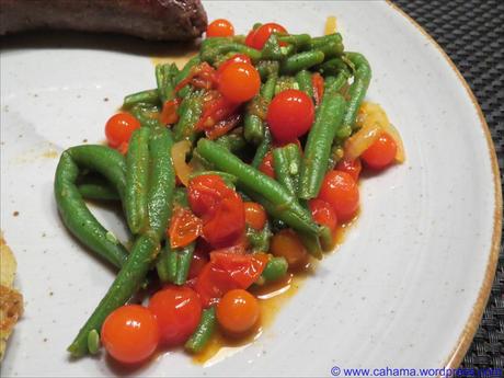 Bohnen-Tomaten-Gemüse