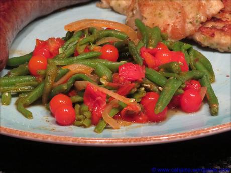 Bohnen-Tomaten-Gemüse