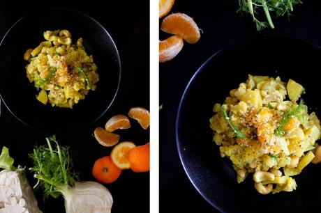 Blumenkohl-Kartoffel Curry mit einer extra Portion Fenchel