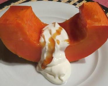 Gegrillte Papaya