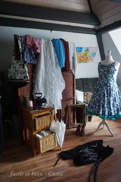 Foto-Set und Kunstprojekt