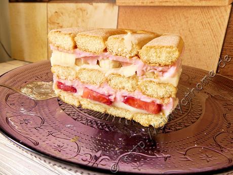 Aus Erdbeeren und Bananen wird schnell ein Pudding-Dessert #OhneBacken #Rezept #Food