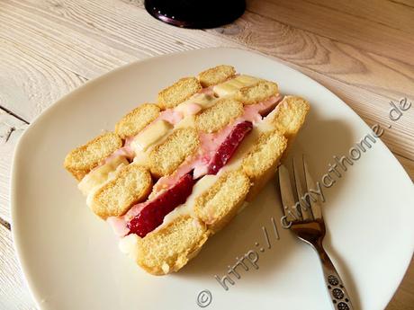 Aus Erdbeeren und Bananen wird schnell ein Pudding-Dessert #OhneBacken #Rezept #Food