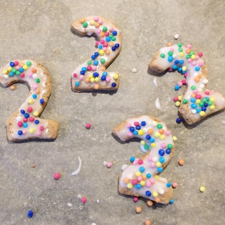 Kekse und Karte-DIY zum 2. Geburtstag – oder – Kekse, gesund und lecker