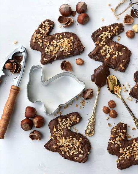 Frohes Osterfest: Schokoladig-nussige Nutella-Zimt-Hasen