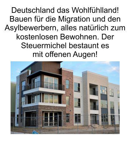 Deutschland verbaut kräftig Steuermittel für die Migration, neue Wohneinheiten verschiedener Größen für Asylbewerber in Bielefeld