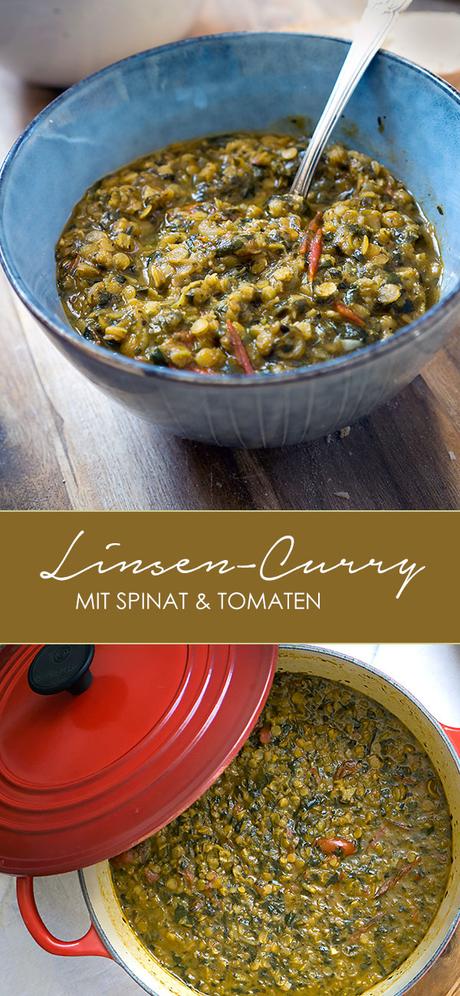 Linsen-Curry mit Spinat & Tomaten | Madame Cuisine Rezept