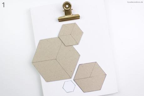 DIY Canvas Clipboard | DIY Deko-Klemmbretter aus Leinwänden mit geometrischen Mustern