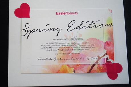 Die “ Spring Edition “ von Baslerbeauty