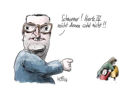 Volltreffer: Jens Spahn im Spiegel-Cartoon der Woche