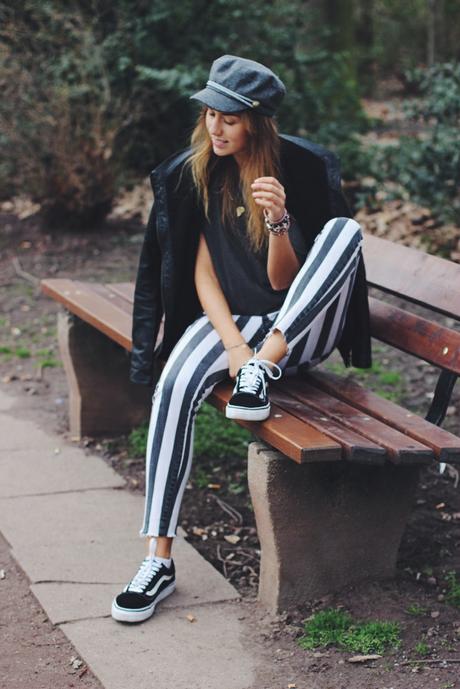 OOTD: Striped Pants Outfit