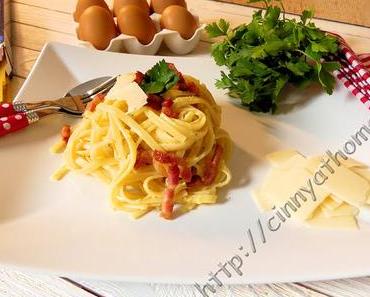 Spaghetti Carbonara wie aus Italien sind einfach besser #Food #Rezept #Lecker