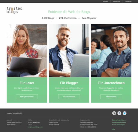 Trusted Blogs – Für Blogger und Unternehmer