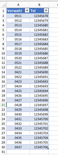 9. Jubiläum (lat. annus jubilaeus: Jubeljahr: Plural: Jubiläen): Wie werden in Excel (mit Mac) Spalten verbunden, so das der Wert und nicht die Formel in der Zielspalte vorliegt?