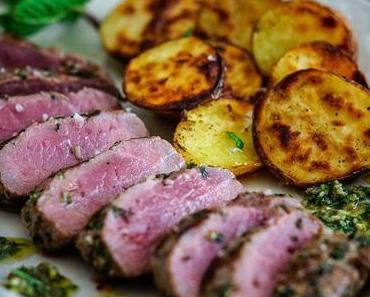 Food-Wine-Paring: Gegrillte Lammlachse mit Salsa Verde und Marco Valerio Marcial
