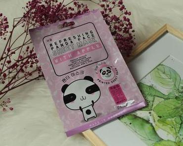 SUGU Beauty Refreshing Panda Face Sheet Mask with Apple Review (PR Sample, Produkt kostenlos zur Verfügung gestellt bekommen)
