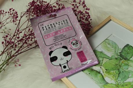 SUGU Beauty Refreshing Panda Face Sheet Mask with Apple Review (PR Sample, Produkt kostenlos zur Verfügung gestellt bekommen)