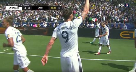 Zlatan Ibrahimovic erzielt meisterliches Tor bei Einstand in der US-Liga
