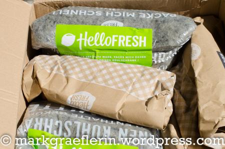 Ausprobiert: Hello FRESH Box – Zitronenhähnchen (2 Portionen) mit Backkartoffeln und Gremolata