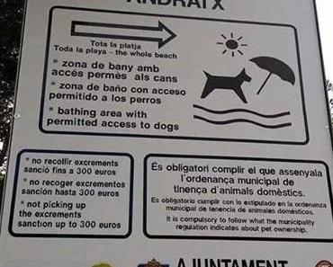 Hundestrand Cala Blanca