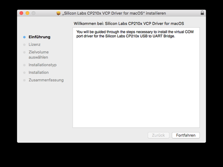 CP210x USB to UART Bridge VCP Drivers v5 (5.0.4) für Mac OS, Windows, Linux und Android