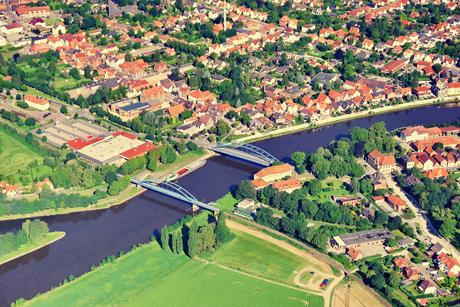 Erich Schwinge — Luftbilder von Weser und Aller