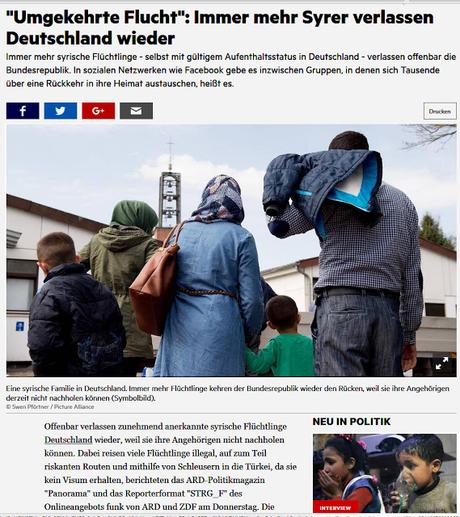 Immer mehr Syrer verlassen Deutschland wieder - - - Horst Seehofer: Und das ist auch gut so :-)