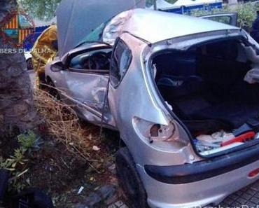 Schwerer Verkehrsunfall auf dem Passeig Marítim