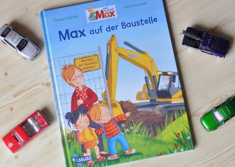 Max auf der Baustelle #Kinderbuch #Max #vorlesen #baustelle #bagger