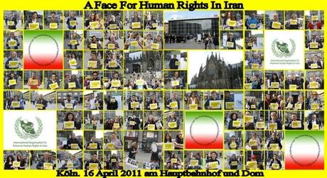 Cologne: faces for human rights in Iran