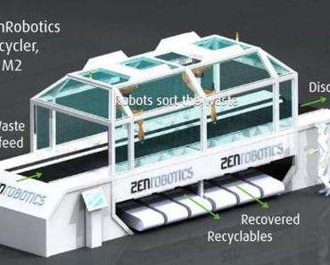 intelligenter recycling-roboter