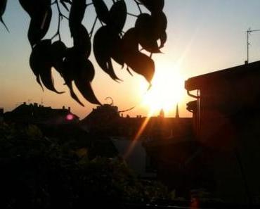 Feiertagssonnenuntergang