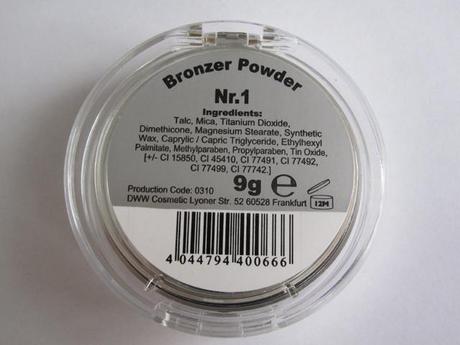 Review: BASIC CONCEPT Bronzer Powder Nr. 1