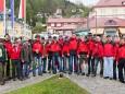 Maibaumaufstellen in Mariazell 2011 - Die Männer der Bergrettung