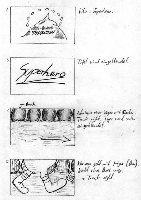 Erste Schritte eines Storyboards