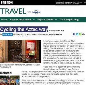 Klickempfehlung: Cycling the Aztec way