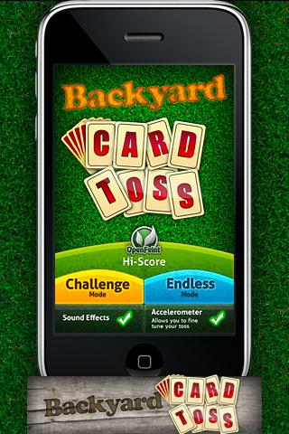 Backyard Card Toss – Probier es mal mit Karten anstelle von Papierknäuel