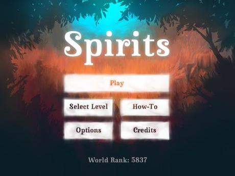 Mit der Puzzle App Spirits führst du eine Schar Geister durch handgemalte Level