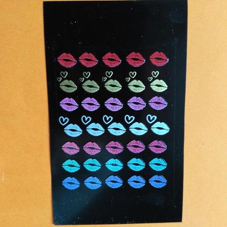 [Werbung]  RdeL Young Nail Sticker kisses