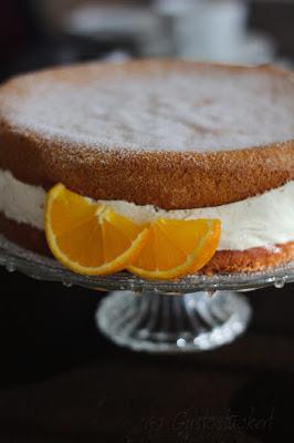 Orangen-Topfen Torte