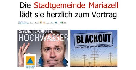 Mariazell – Einladung zum Zivilschutzvortrag Hochwasser | Blackout