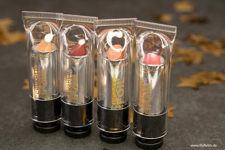 Crushed Foil - Lipsticks -6, 7, 8 & 9