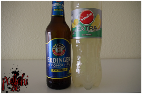 ERDINGER Alkoholfrei Zitrone || Sinalco EXTRA zuckerfrei Zitrone