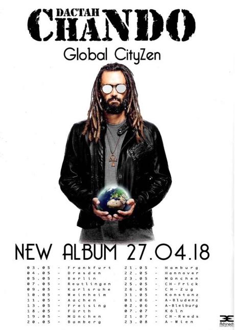 Mit „Global CityZen“ dropt Dactah Chando sein nunmehr sechstes Album! // EPK + Video + full album stream + Tourdaten