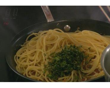 Pasta mit Petersilienpesto