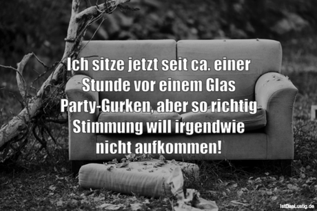 Lustiger BilderSpruch - Ich sitze jetzt seit ca. einer Stunde vor einem...